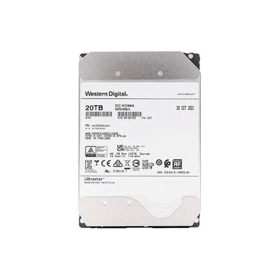 Western Digital  Ultrastar  DC HC580 Data Center HDD  Model：WUH722020CLE6L4