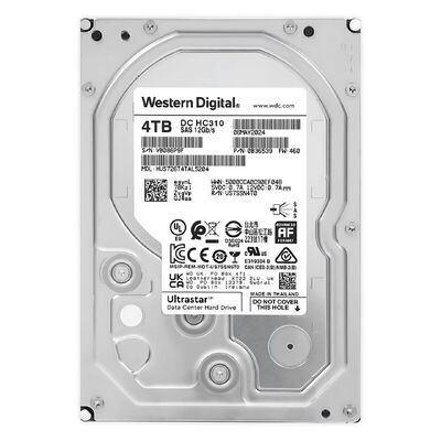 Western Digital  Ultrastar  DC HC580 Data Center HDD  Model：HUS726T4TAL5204