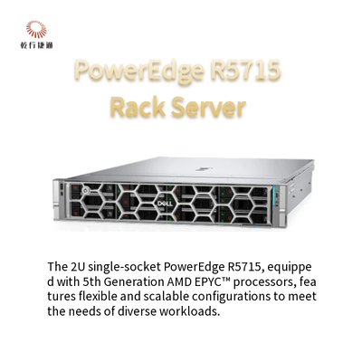 PowerEdge R5715 2U Rack Storage Server Single-Socket Platform 5th Generation AMD EPYC Processor
